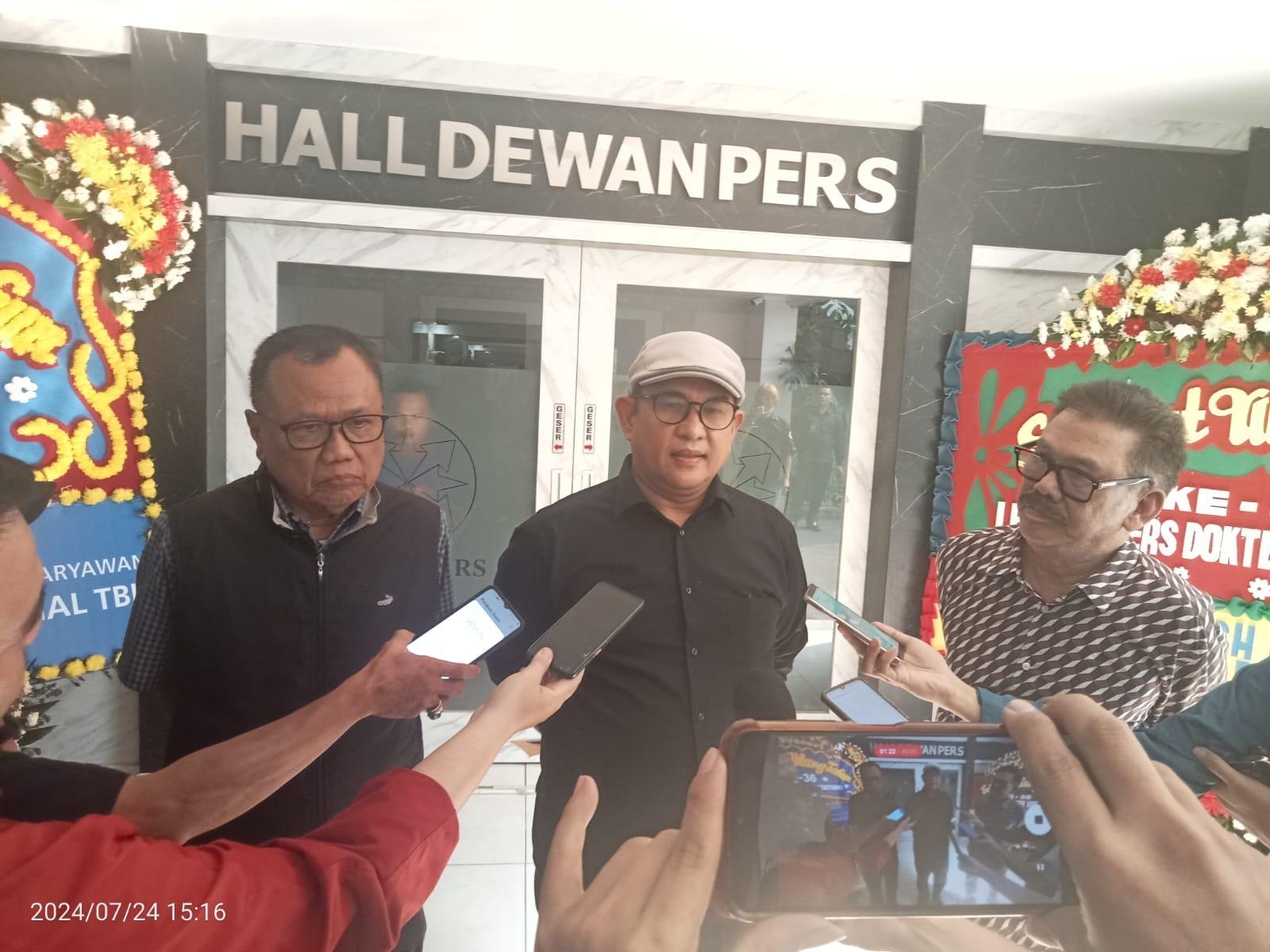 Rapat Pleno PWI Pusat Tunjuk Zulmansyah Sekedang Plt Ketum PWI