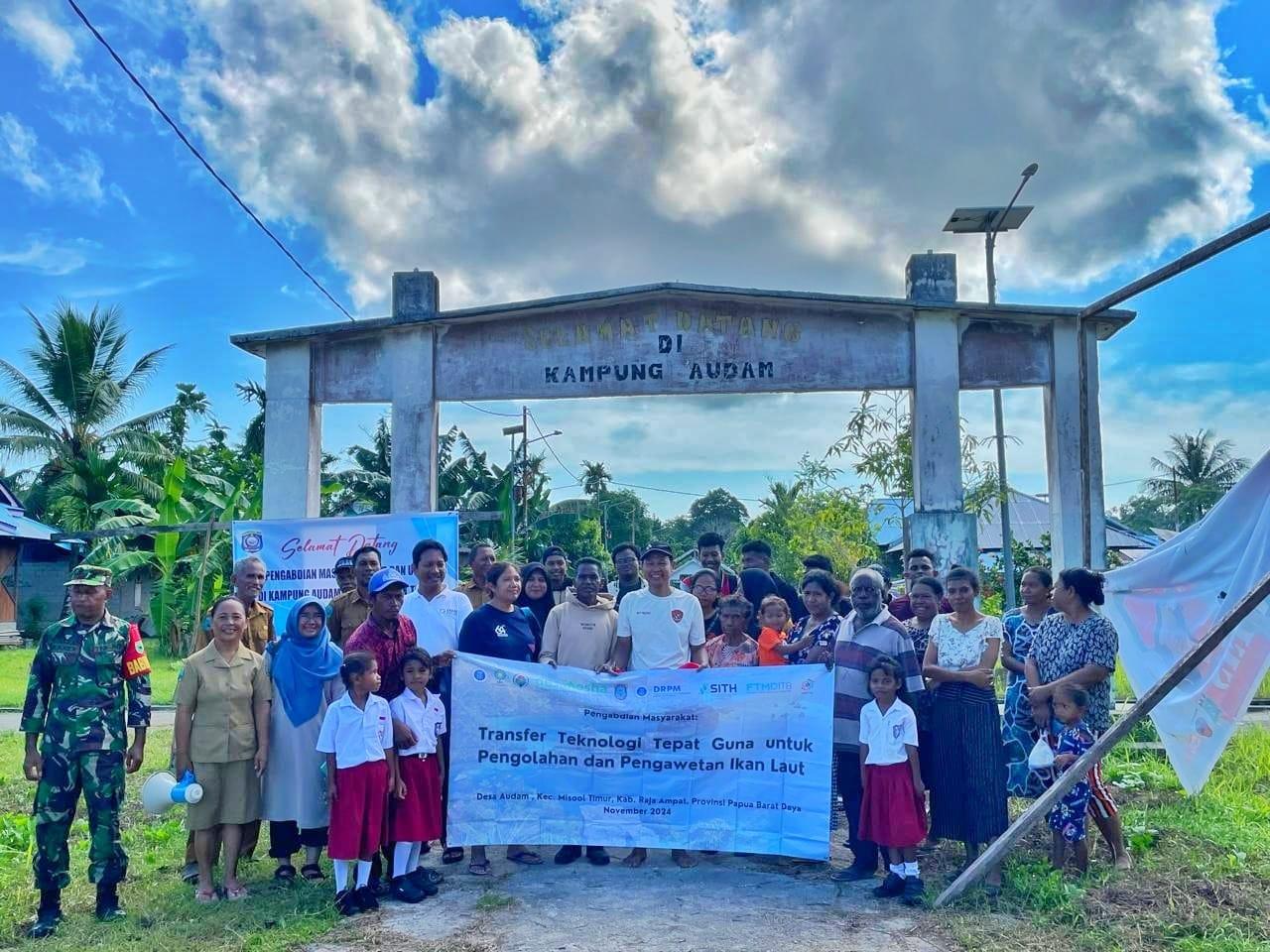 ITB dan Kemendes dorong Teknologi Tepat Guna Pengolahan dan Pengawetan Ikan Laut di Pulau Misool, Papua Barat Daya