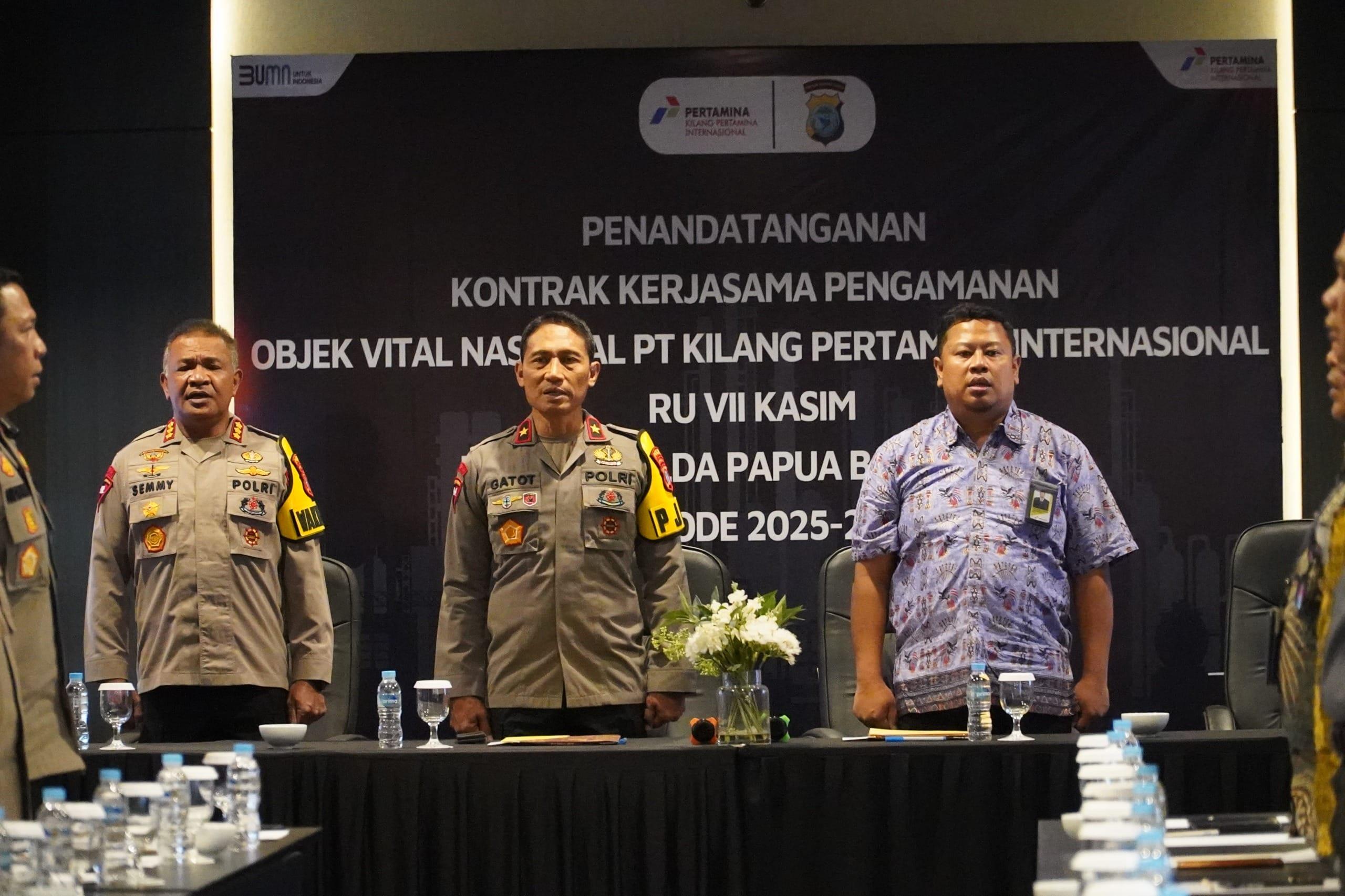 Sinergi Kilang Kasim dan Polda Papua Barat Daya, Jaga Objek Vital Nasional