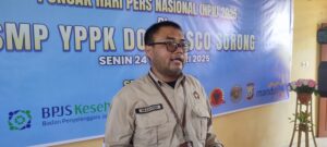 Ketua Persatuan Wartawan Indonesia (PWI) Papua Barat Daya, Wahyudi, S.Pd.,M.Pd