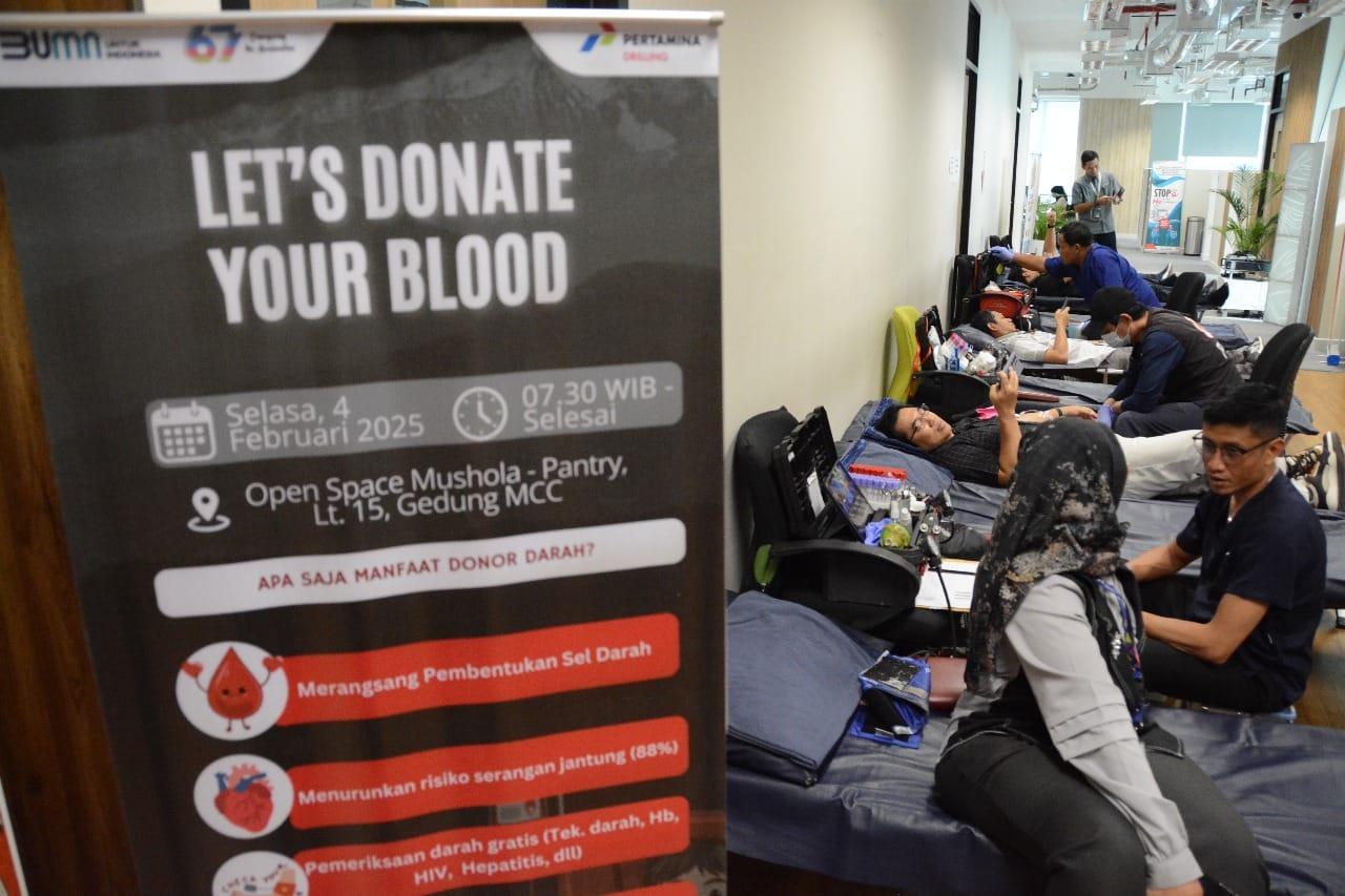 Sambut Bulan K3, Pertamina Drilling Gelar Donor Darah