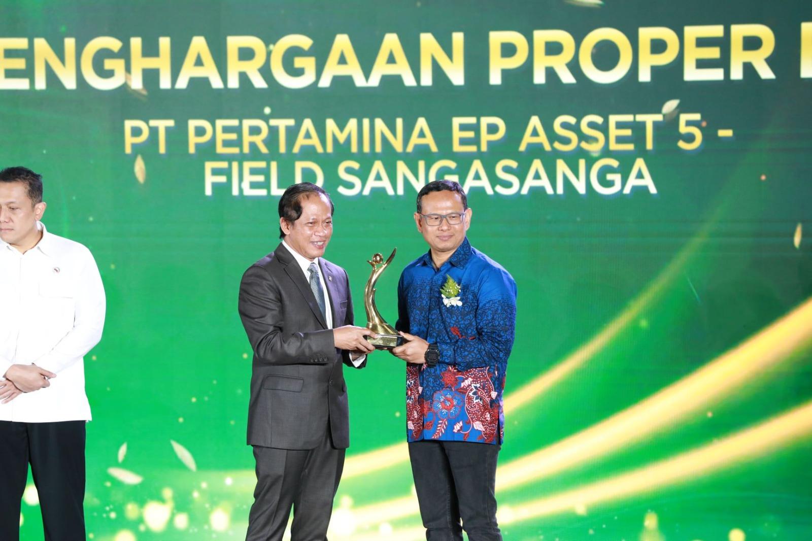 Pertamina EP Sangasanga Field Berhasil Meraih PROPER Emas Dua Tahun Berturut-turut