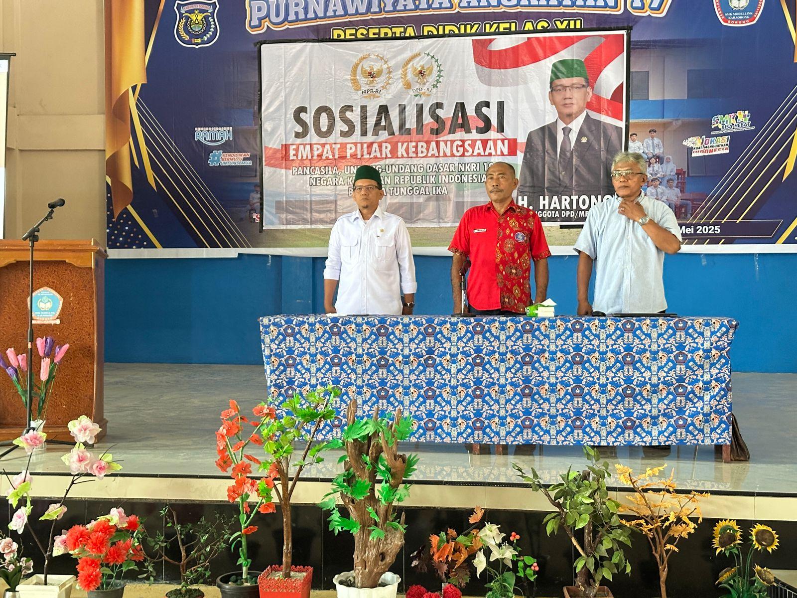 Cegah Pengikisan Nilai Kebangsaan, Anggota DPD RI, Hartono Sosialisasikan 4 Pilar
