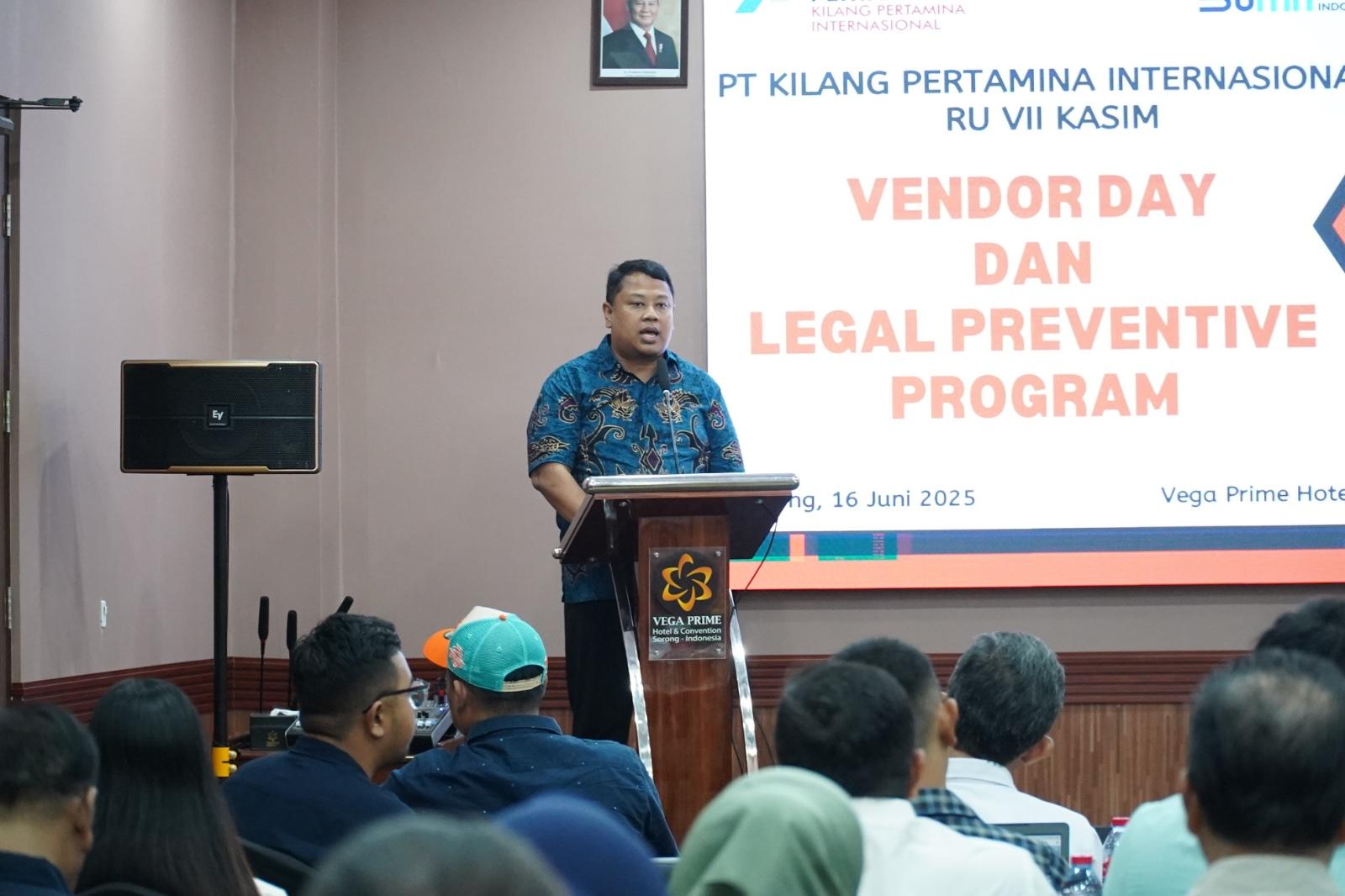 Gelar Vendor Day, Wujud Prinsip Good Corporate Governance Kilang Kasim