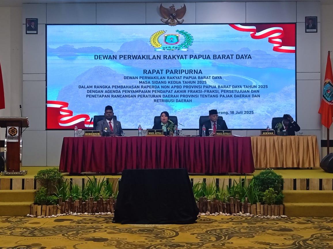 Papua Barat Daya Tetapkan Perda Pajak dan Retribusi Pertama
