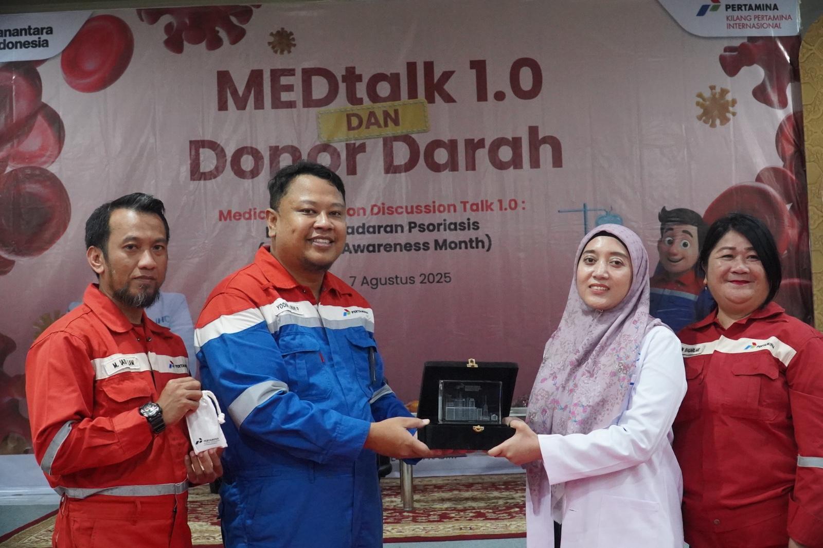 Kilang Kasim Aktif Edukasi Psoriasis dan Gelar Donor Darah dalam Pertamina Blood Week