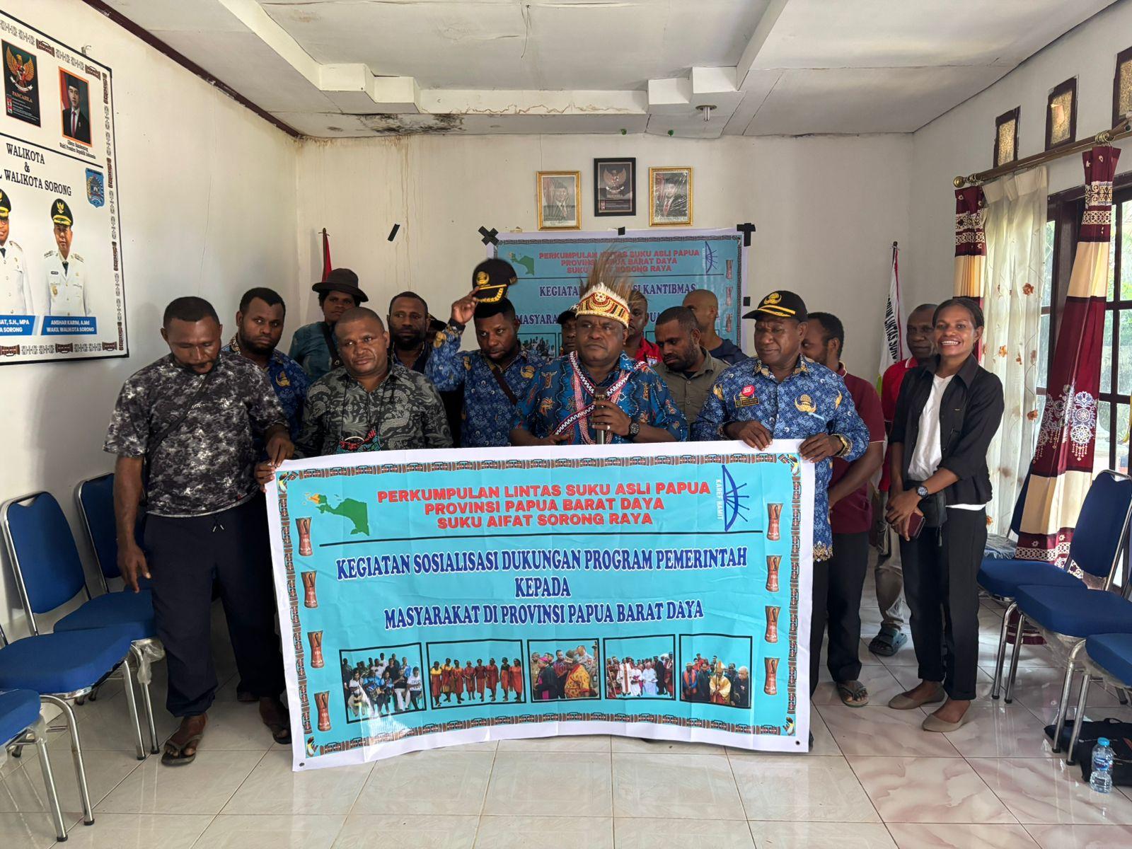 Forum Lintas Suku Asli Papua Dukung Progam MBG dan Koperasi Merah Putih