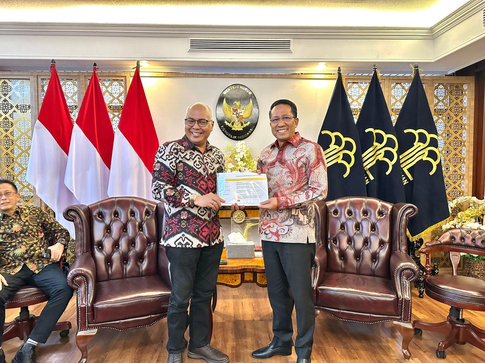 Temui Menkum, Blokir AHU PWI Pusat Dibuka