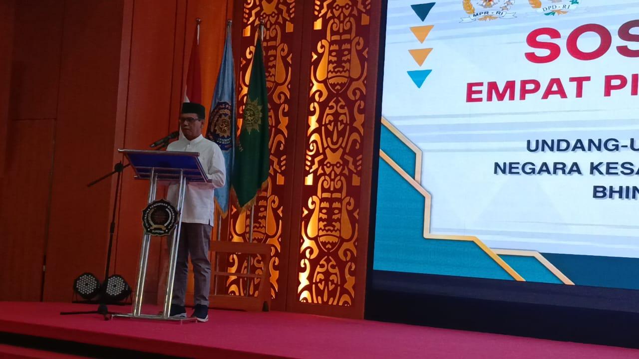 Cegah Pemahaman Perusak Pemikiran Generasi Muda, Anggota DPD RI - Hartono Menggelar Sosialisasi 4 Pilar Kebangsaan