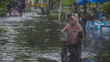 Darurat Banjir Rob di Banjarmasin: Warga Terpaksa Dievakuasi ke Musala Akibat Air Setinggi Lutut