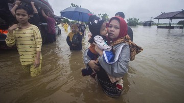 Kota Banjarbaru Terpungung Banjir Hebat, Ribuan Warga Terpaksa Mengungsi
