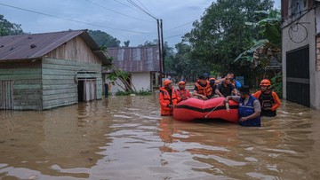 Mamuju Tengah Dikepung Banjir, Tiga Kecamatan Terendam dan Puluhan KK Terdampak Parah