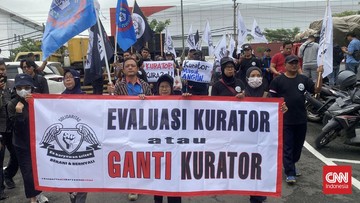 Pesangon Tak Kunjung Cair, Eks Buruh Sritex Geruduk PN Semarang Tuntut Ganti Kurator