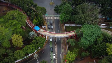 Wajah Baru Jakarta Selatan! Taman Langsat dan Ayodya Disatukan Menjadi Taman Bendera Pusaka yang Megah