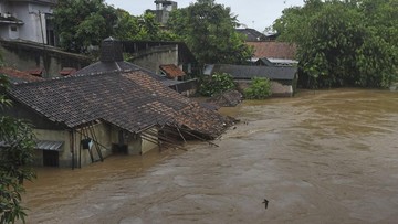 Ironis! Kantor BPBD dan Damkar Kabupaten Serang Justru Terendam Banjir Akibat Hujan Deras