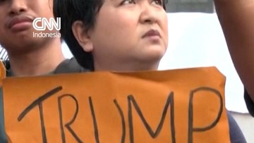 Gelar Aksi di Kedubes AS, Ratusan Mahasiswa dan Buruh Kecam Keras Operasi Militer di Venezuela