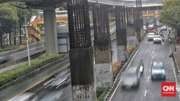 Akhirnya! Tiang Monorel Mangkrak di Rasuna Said Segera Dibongkar Pekan Depan