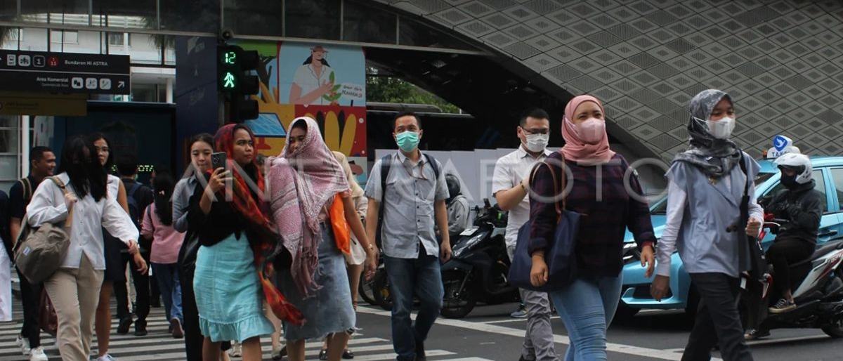 Dishub DKI Catat Kenaikan Pejalan Kaki 9,74 Persen