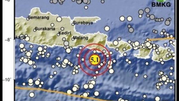 Gempa Magnitudo 5,1 Guncang Jember, Tidak Berpotensi Tsunami