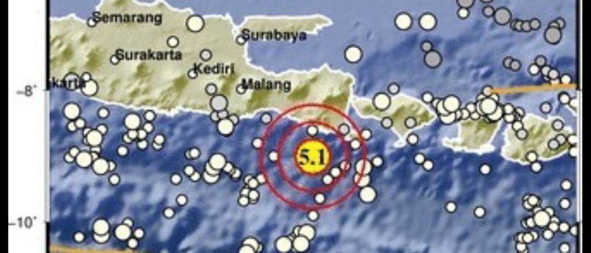 Gempa Magnitudo 5,1 Guncang Jember, Tidak Berpotensi Tsunami