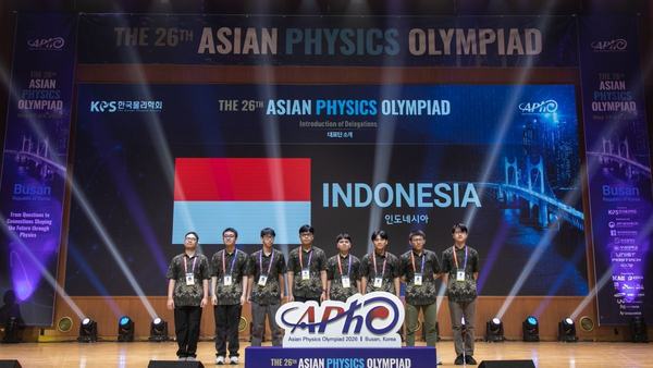Indonesia Raih Dua Medali Emas Olimpiade Fisika Asia