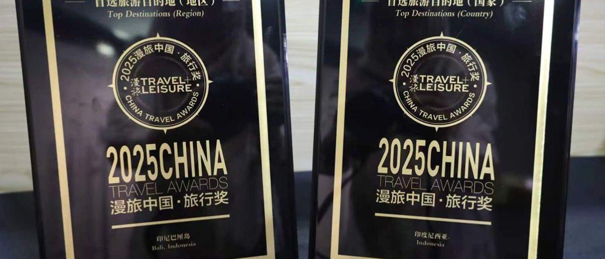 Indonesia Raih Dua Penghargaan di China Travel Awards