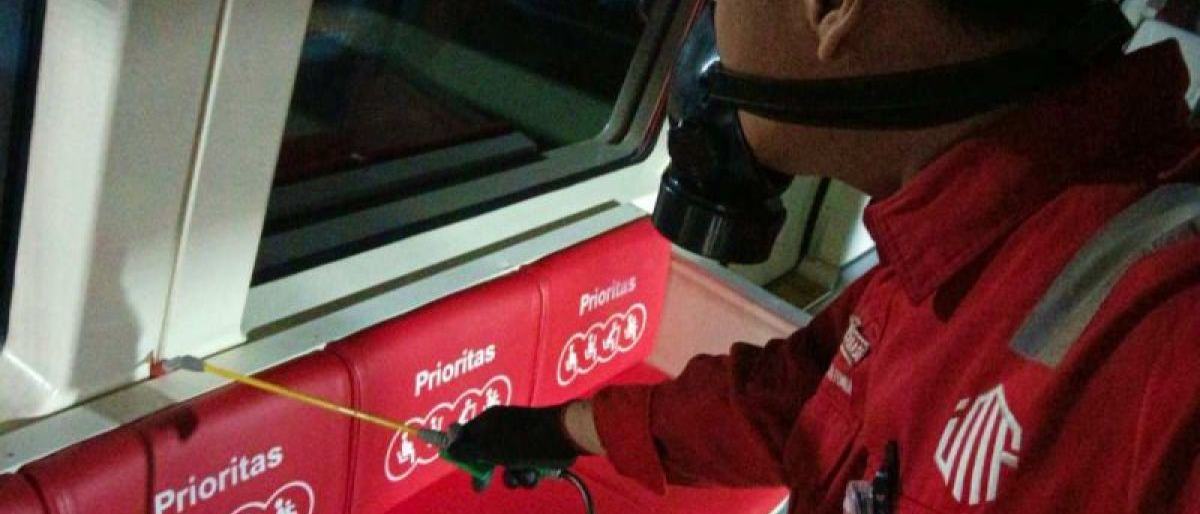 KAI Terapkan Fumigasi Berkala Jaga Kebersihan LRT Jabodebek