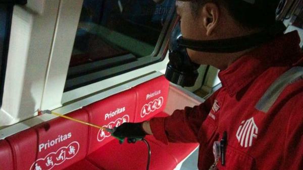 KAI Terapkan Fumigasi Berkala Jaga Kebersihan LRT Jabodebek