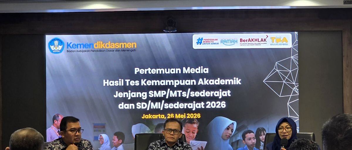 Kemendikdasmen: Hasil Tes Kemampuan Akademik Bukan Pemeringkatan Provinsi