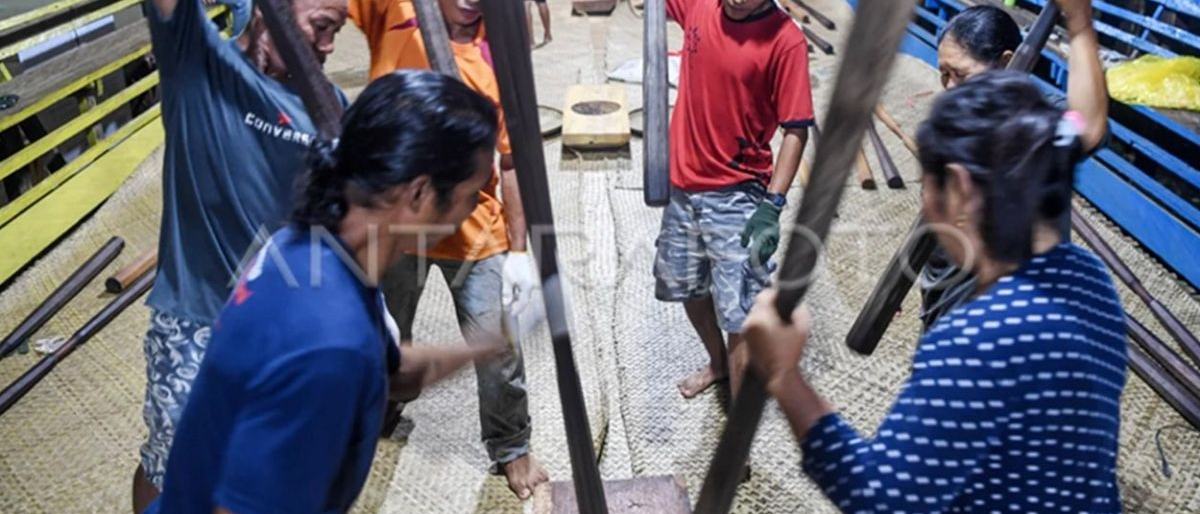 Masyarakat Adat Kutai Lawas Lestarikan Tradisi Ritual Nutuk Beham