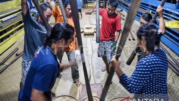 Masyarakat Adat Kutai Lawas Lestarikan Tradisi Ritual Nutuk Beham
