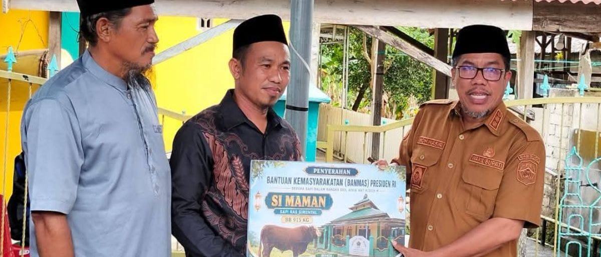 Pemkab Buol Salurkan Sapi Kurban Presiden ke Desa Lakea