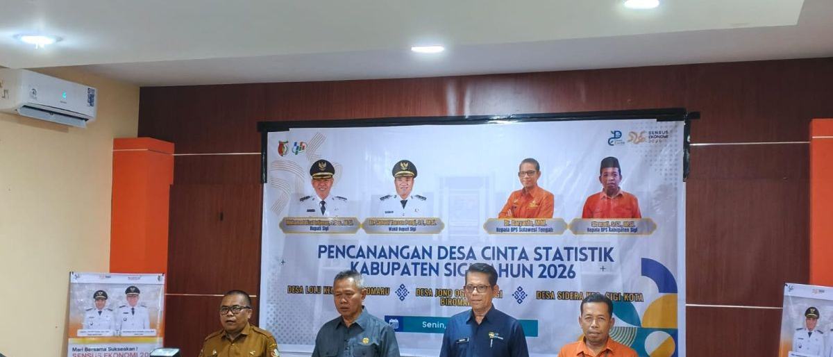 Pemkab Sigi Dorong Desa Cantik Guna Tingkatkan Literasi Statistik