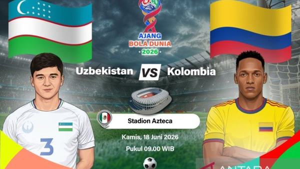 Piala Dunia: Uzbekistan Tantang Kolombia di Laga Perdana Grup