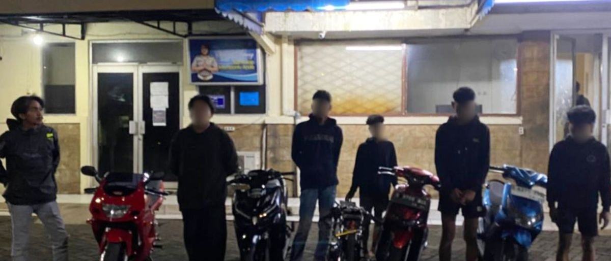 Polda Metro Jaya Amankan Lima Pemuda Pelaku Balap Liar Pulogadung