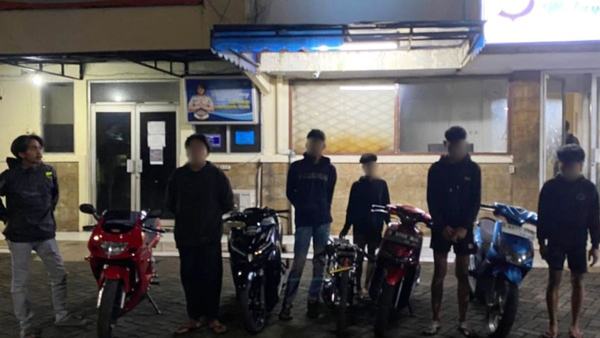 Polda Metro Jaya Amankan Lima Pemuda Pelaku Balap Liar Pulogadung