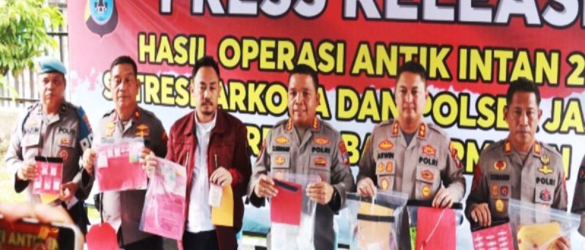 Polresta Banjarmasin Sita 1,4 Kilogram Sabu dari 40 Kasus