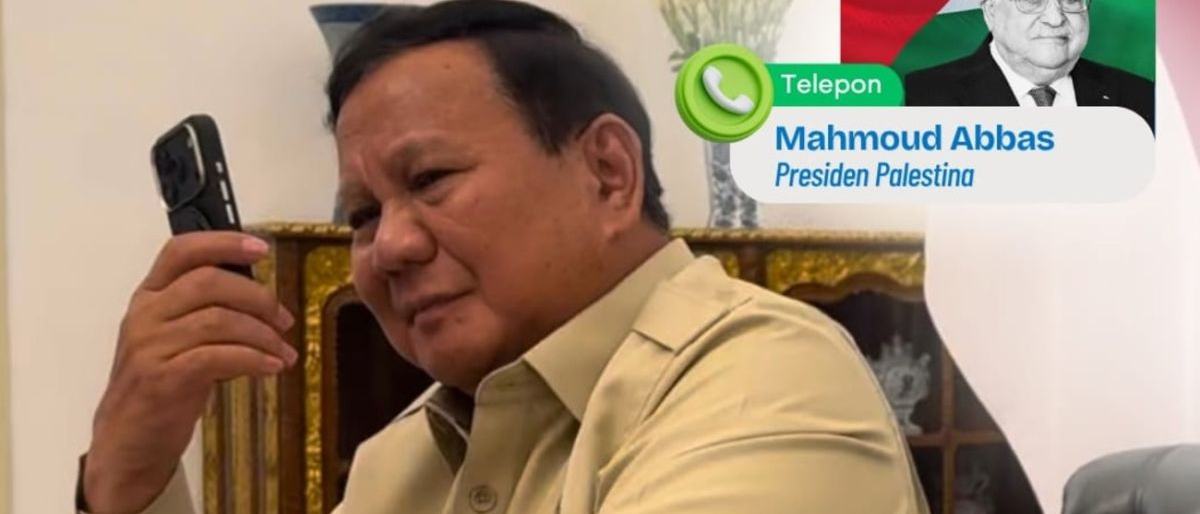 Prabowo dan Mahmoud Abbas Bahas Situasi Terkini Palestina