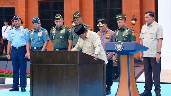 Presiden Prabowo Resmikan Renovasi Museum dan Perpustakaan Seskoad Bandung