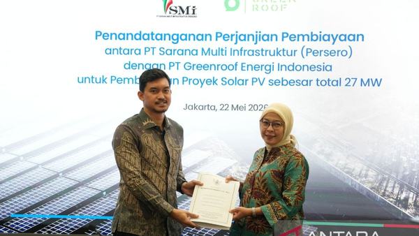 PT SMI Kucurkan Pembiayaan Rp125 Miliar untuk Proyek PLTS GREI
