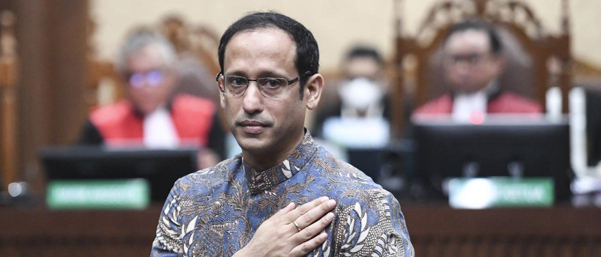Sidang putusan Nadiem Anwar Makarim