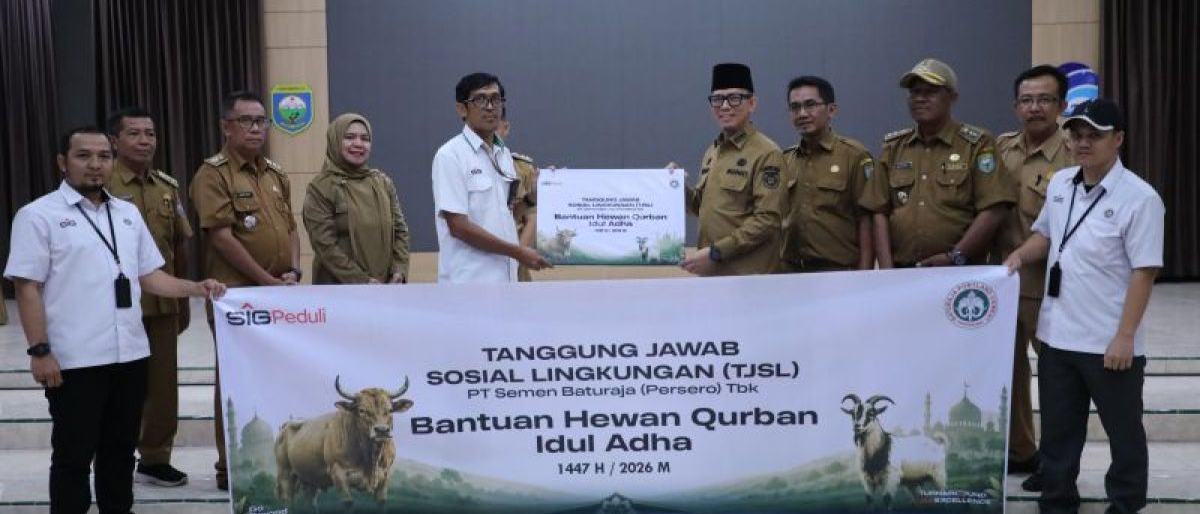 SMBR Salurkan 17 Sapi Kurban di Tiga Wilayah Operasional