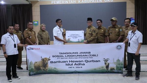 SMBR Salurkan 17 Sapi Kurban di Tiga Wilayah Operasional