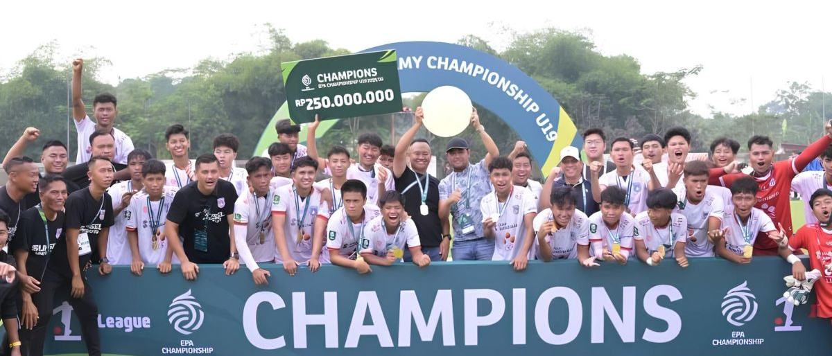 Sumsel United U19 Raih Takhta Juara Elite Pro Academy Championship