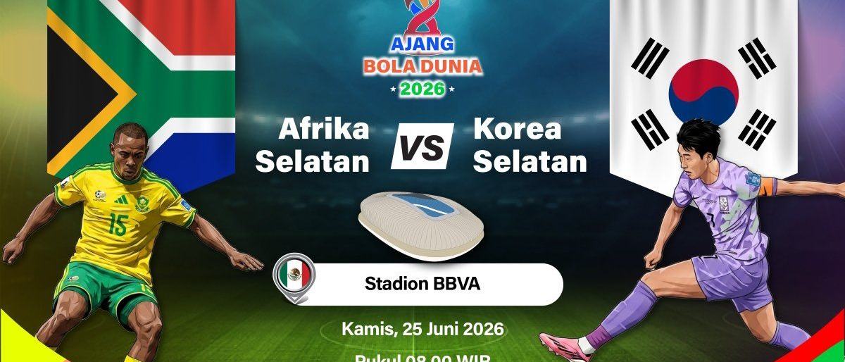 Susunan pemain Afrika Selatan lawan Korea Selatan