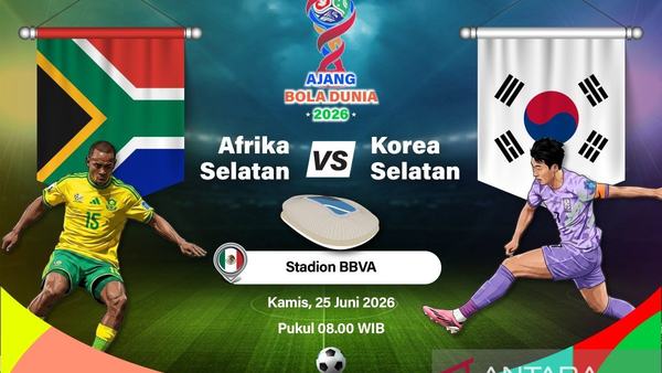 Susunan pemain Afrika Selatan lawan Korea Selatan