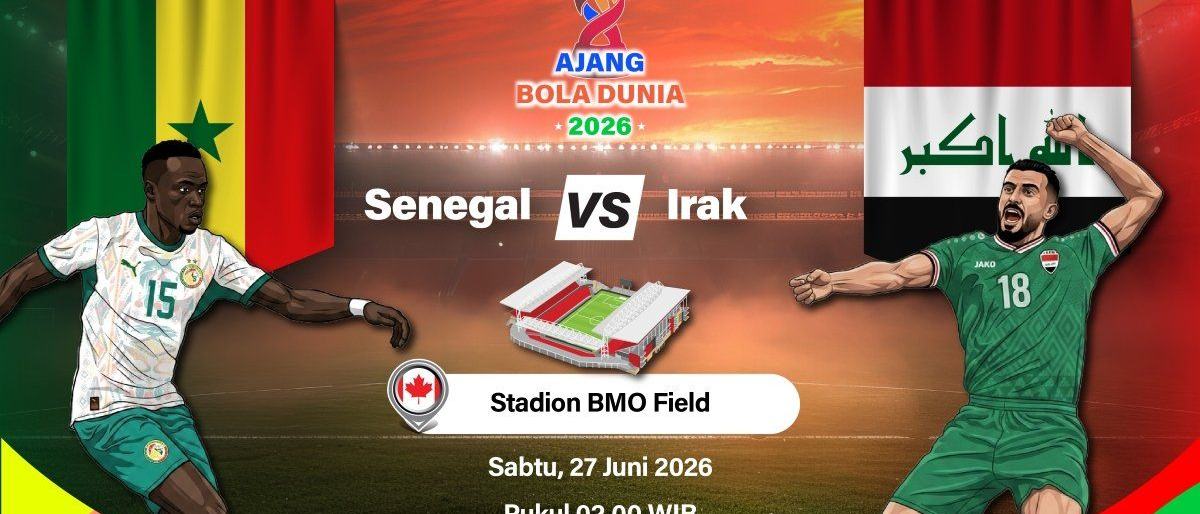 Susunan pemain Senegal vs Irak: bidik kemenangan perdana
