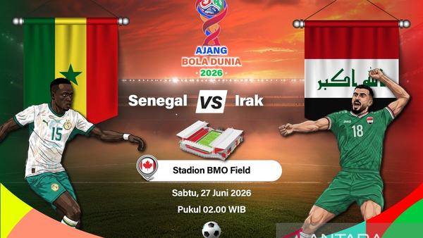 Susunan pemain Senegal vs Irak: bidik kemenangan perdana