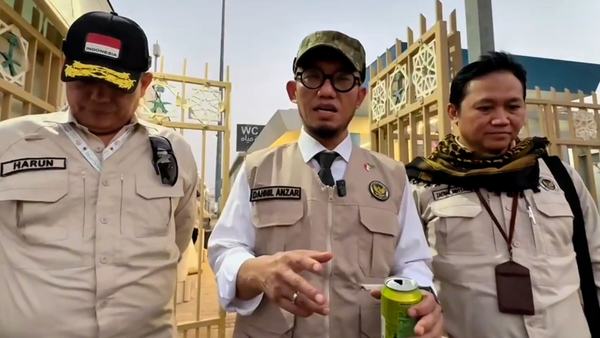 Wamenhaj Dahnil Anzar Cek Kesiapan Tenda Jemaah di Mina