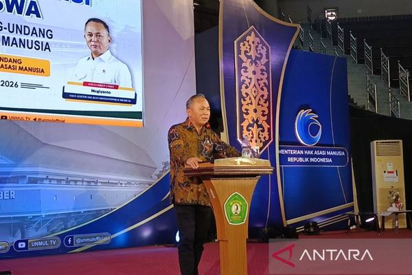 Wamenham edukasi mahasiswa Unmul jadikan HAM jantung peradaban